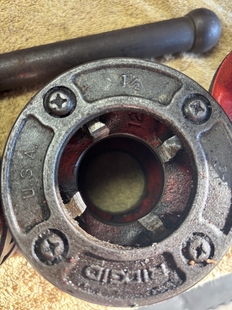 Ridgid 12-R Threader Set, 00-R with Reamer, 360 cutter.