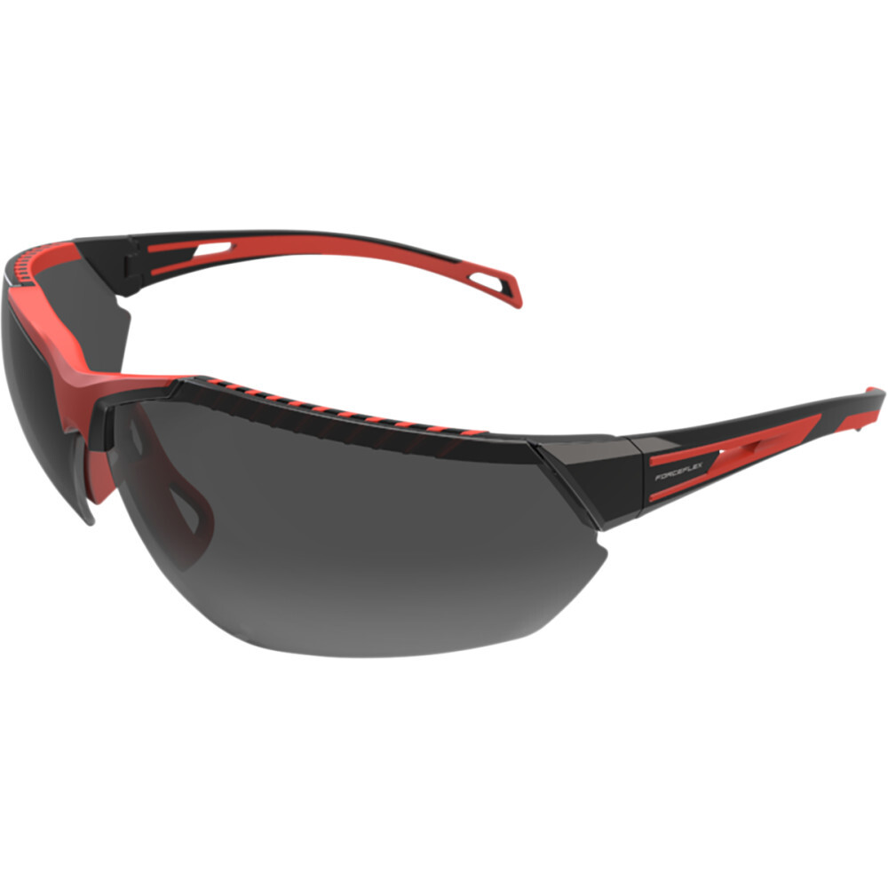 Forceflex FF4 Sunglasses - Black/Red - Smoke