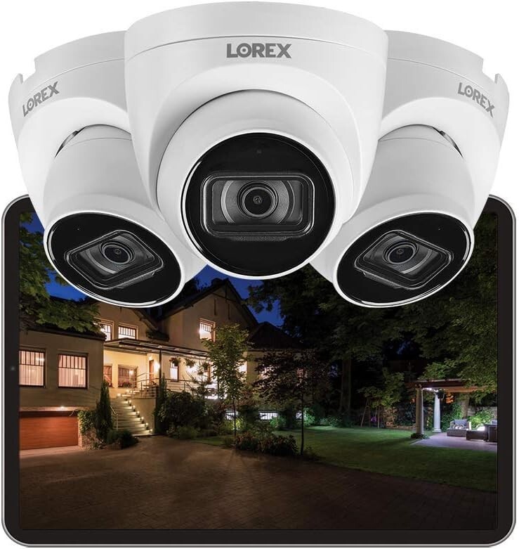 🔥 Lorex E841CD-E 4K Ultra HD Security IP Audio Recording Dome Camera 130ft 🔥