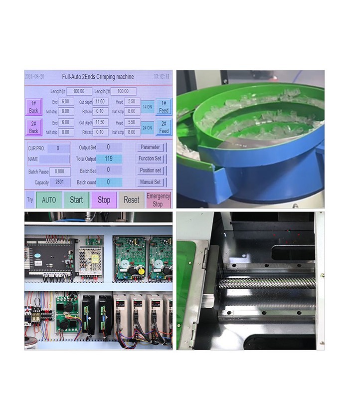 Automatic RJ Connector Crimping Machine (2-10 Pin)