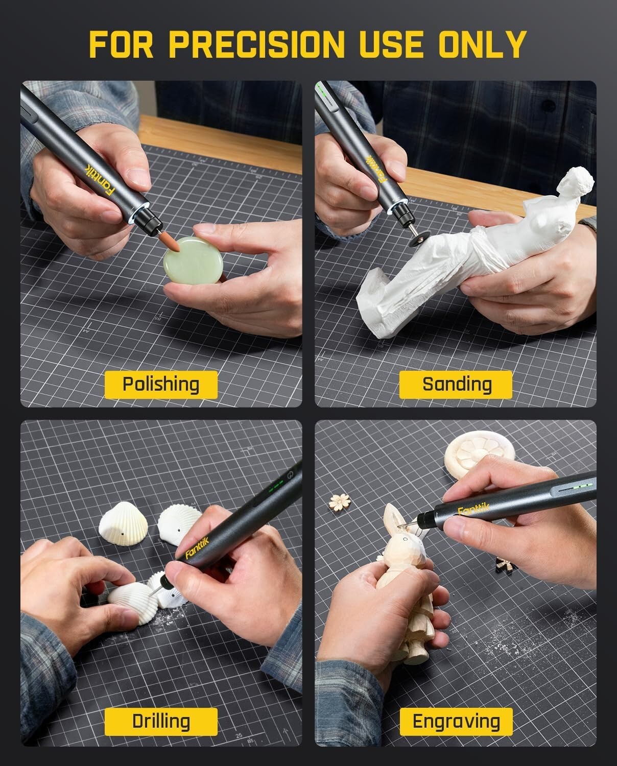 Fanttik F2 Master Mini Cordless Rotary Tool Kit 4V, NeoPulse Motor, 5 Variable S