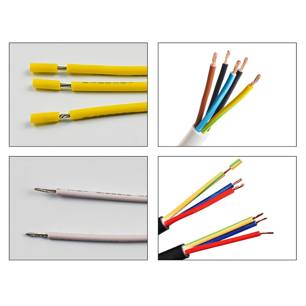 Electric Cable Half Stripping Twisting Machine Roller Wire Stripping Machine