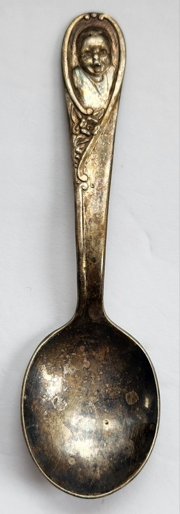 Vintage Winthrop Gerber Baby Spoon Silverplated 4.25" ~ Free Shipping!