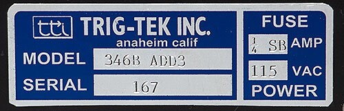 Trig-Tek/Astronics 346B Synthesized Calibrator Test Equipment