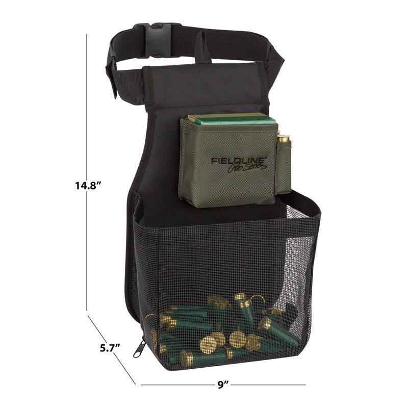 Large Trap Shooting Shell Pouch Ammo Holder Adjustable Waist Belt Quick Release