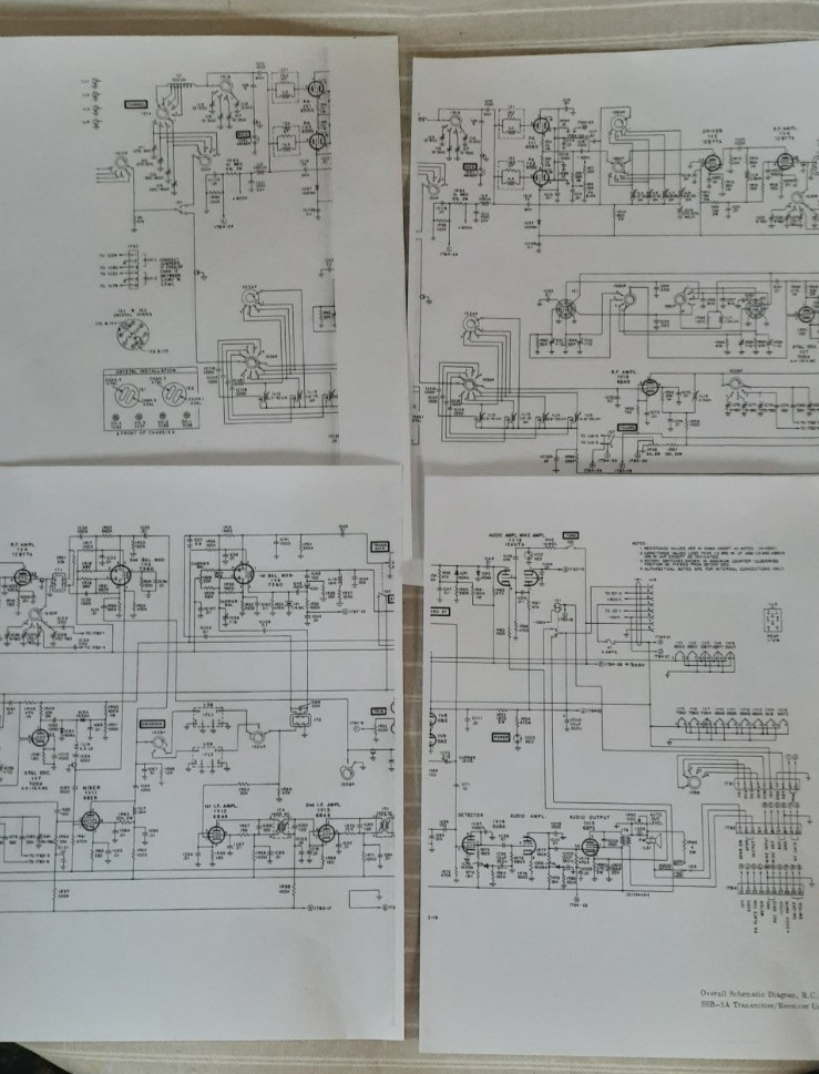 Vintage RARE RCA model SSB-5A 4-Channel 3-15MHz HF SSB Radio Transmitter 16-Tube