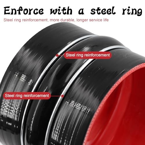 High Performance Straight Silicone Hump Coupler ID 5 Inch 4-Ply Reinforced ID5"