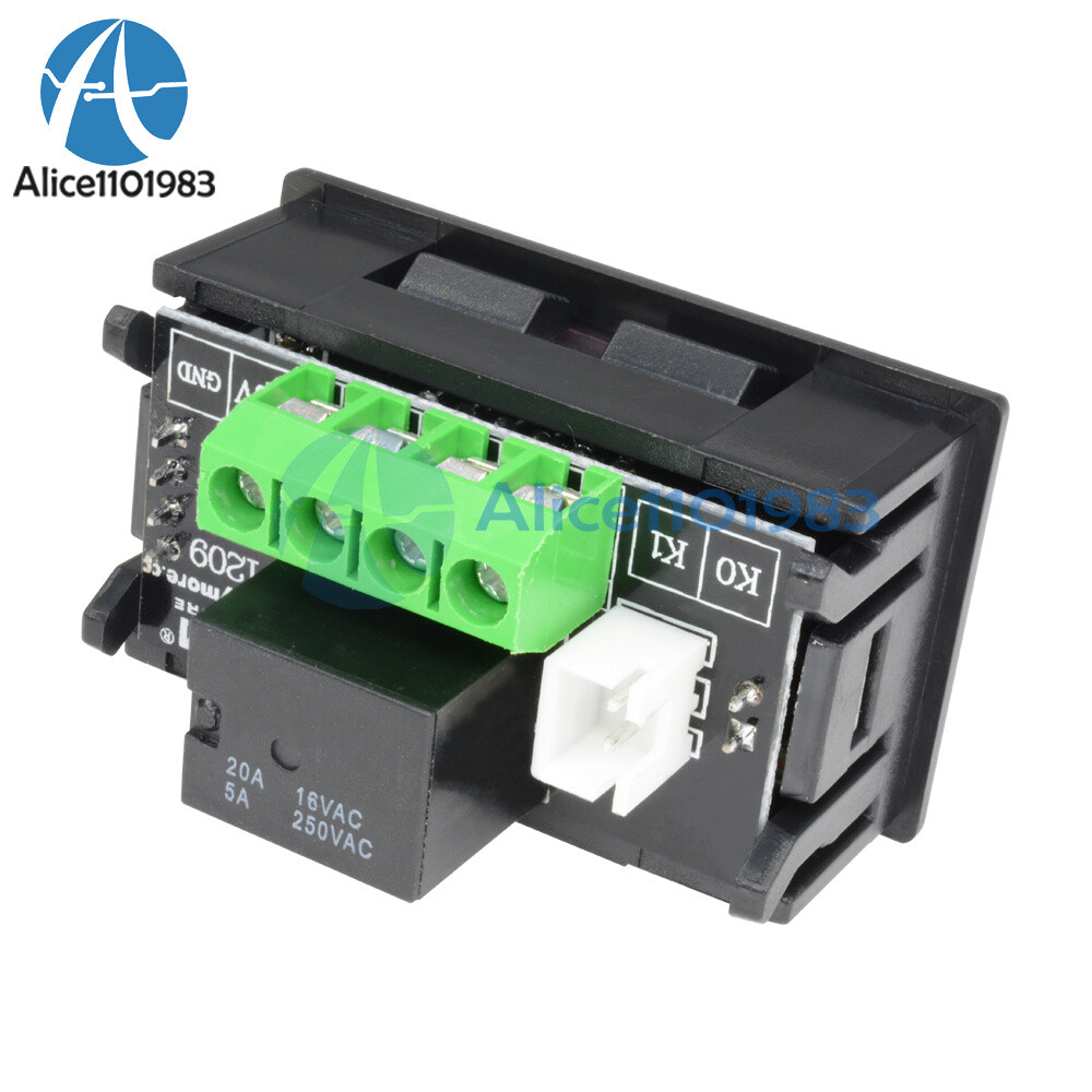 W1209 DC 12V Digital Thermostat Temperature Controller Sensor -50~110°C w/ Case