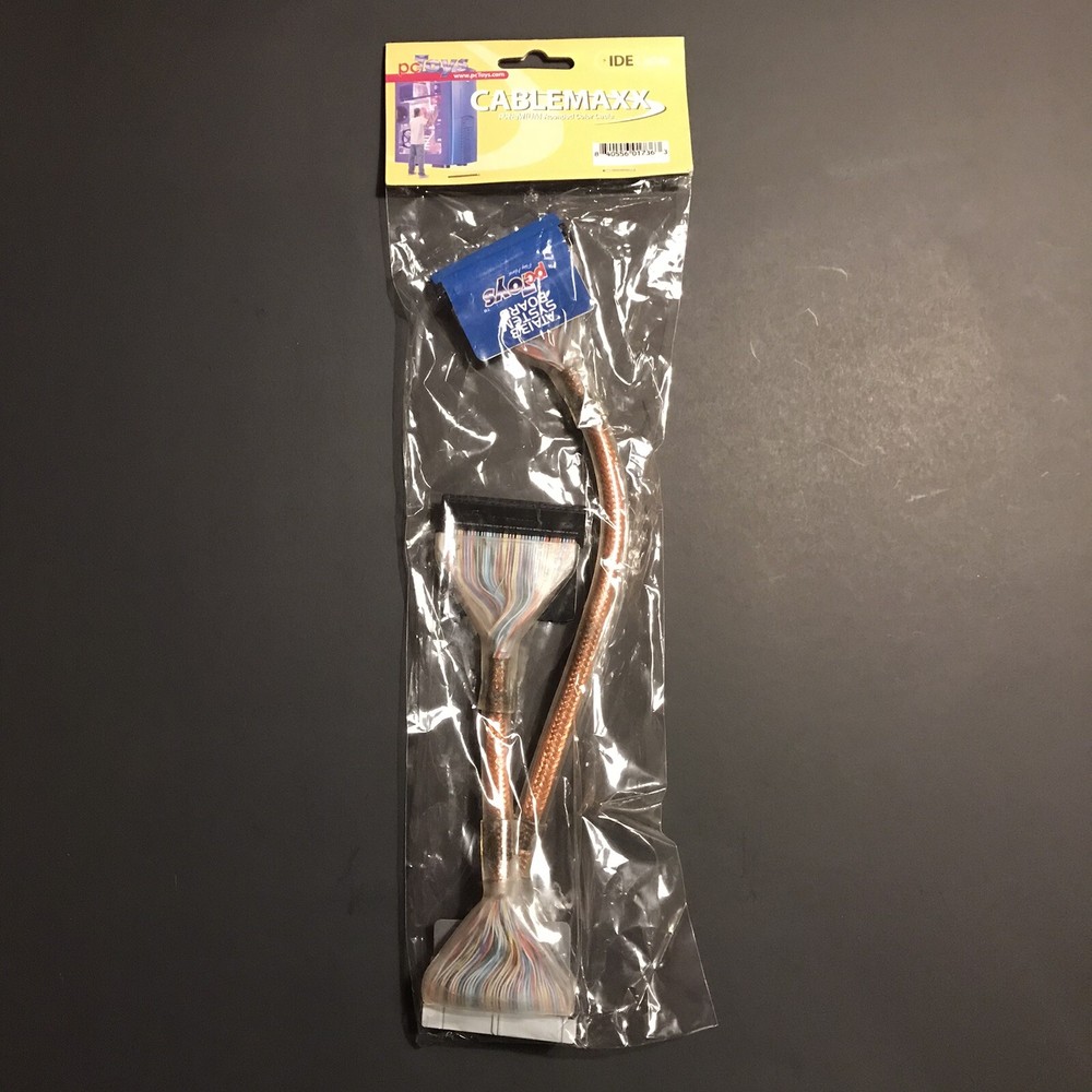 Sleeved ATA133 IDE Cable Copper Cablemaxx 18” 2 Device