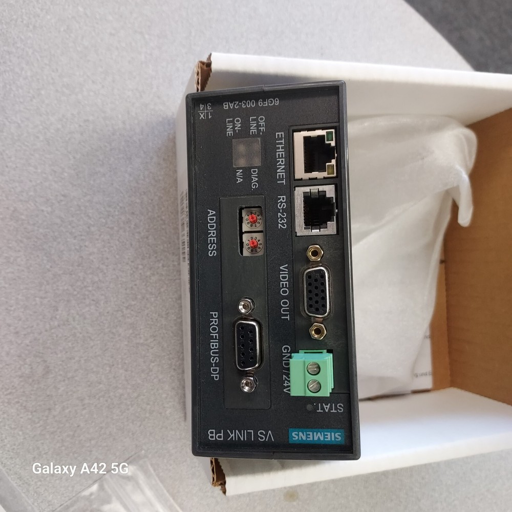 Siemens simatic VS-725 camera with software