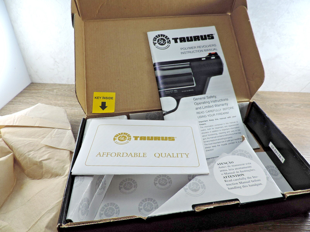 Taurus Model 4510 2" Blue Factory Empty Box w/Paperwork & Wrapper