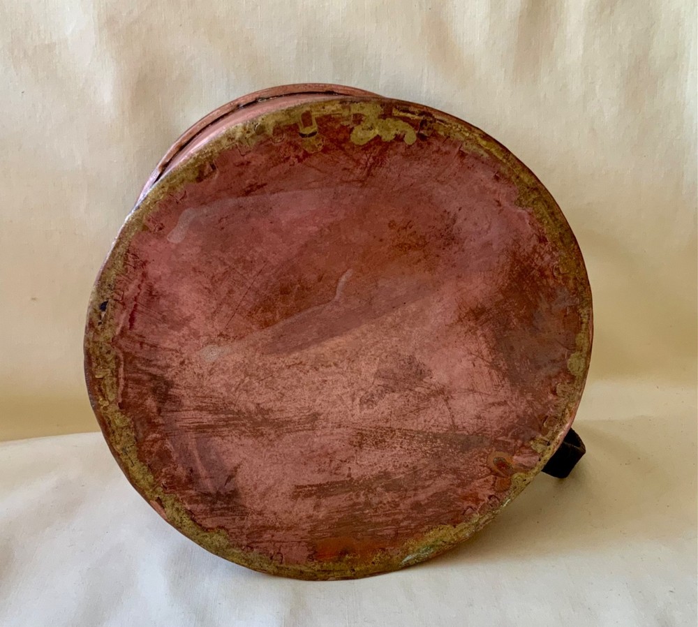 Primitive Copper Pot / Cauldron / Tankard - Dovetail Joints