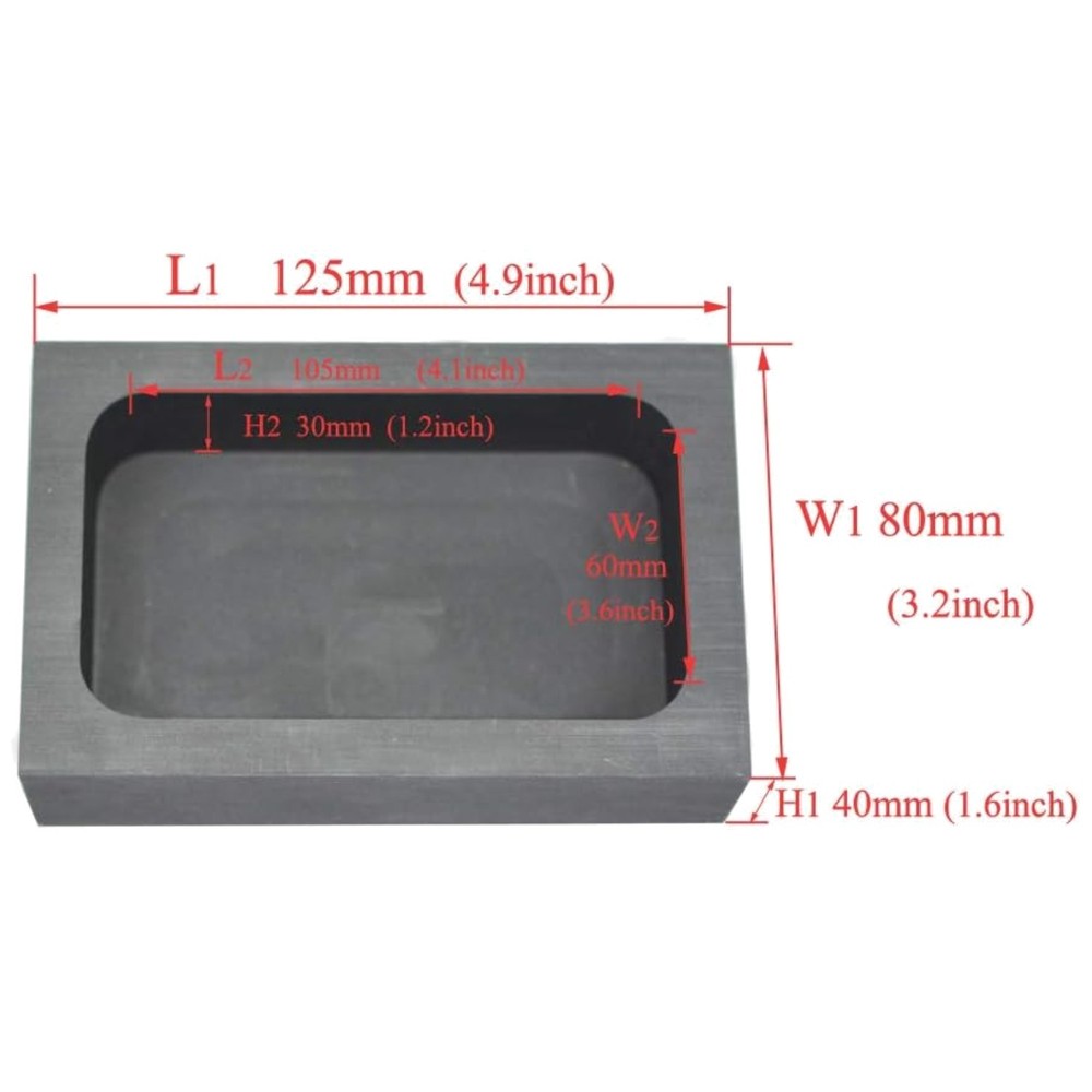 High-Quality Graphite Crucible 3kg