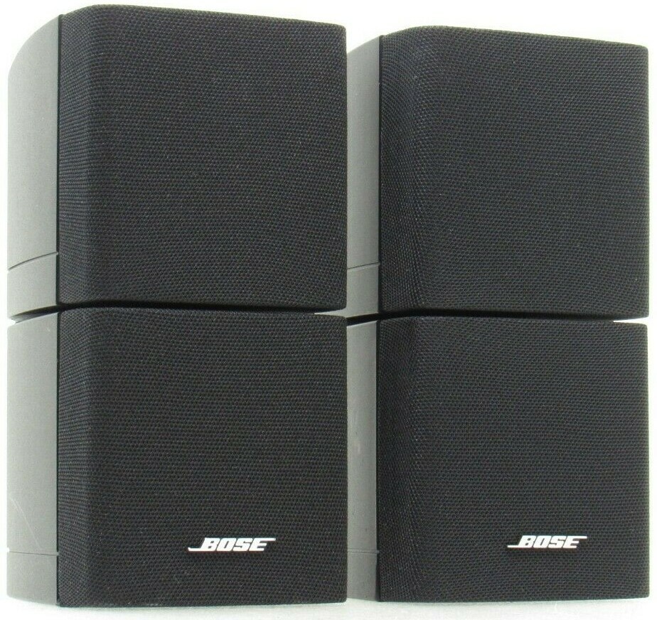 Bose Double Dual Cube Two Speakers Acoustimass Lifestyle Mountable Surround