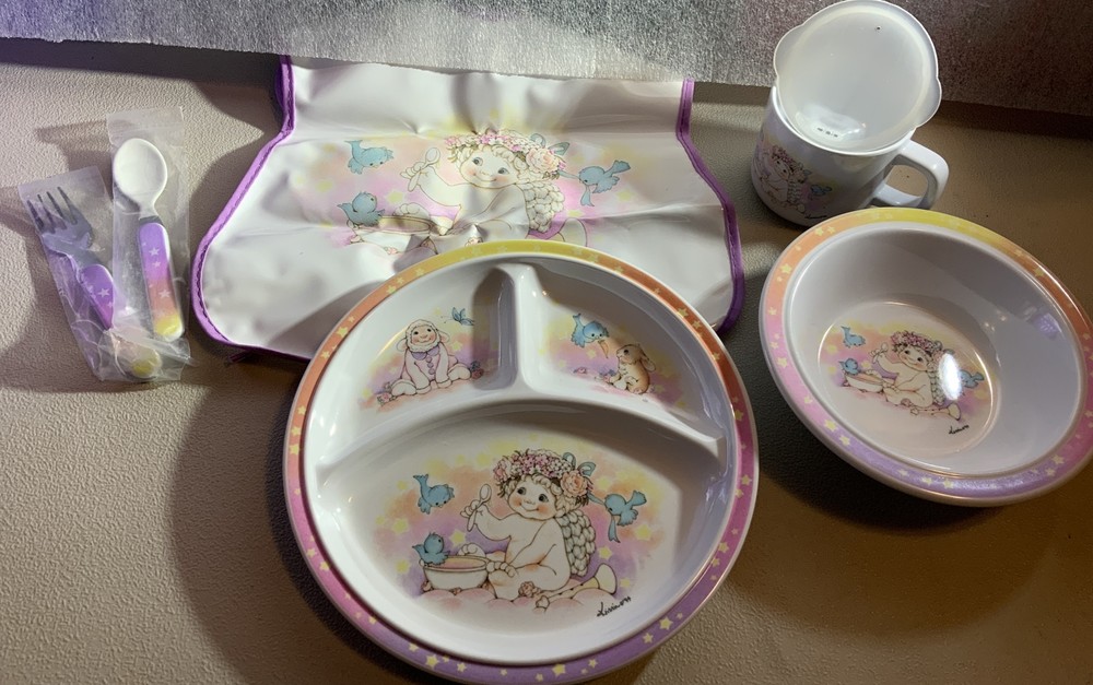 1994 Dreamsicles 6 Piece Melamine Dish Set New Opened Box