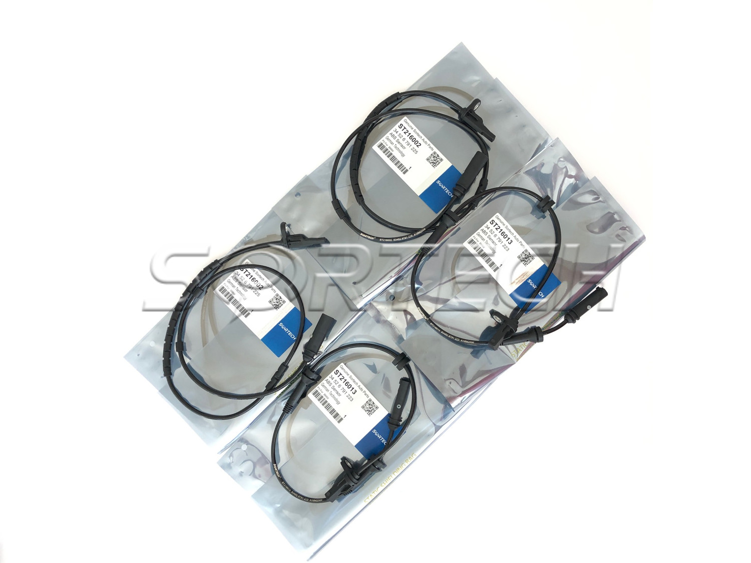 4pcs Front & Rear L/R ABS Speed Sensor for BMW 34526791225 34526791223 F30 F32