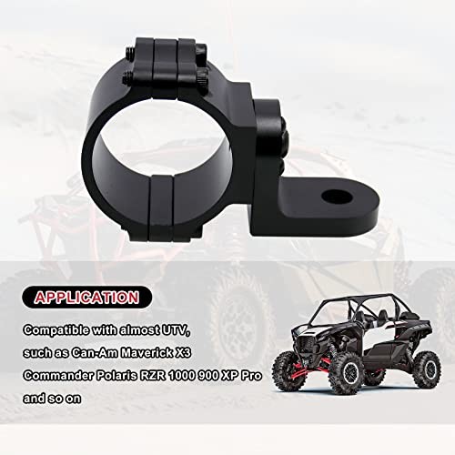 360° Roating UTV Mount Bracket Flag Mount Whip Light Mount Fits for 1.75