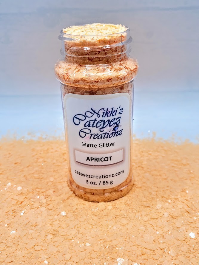 Matte Chunky Glitter - Apricot 3 oz.
