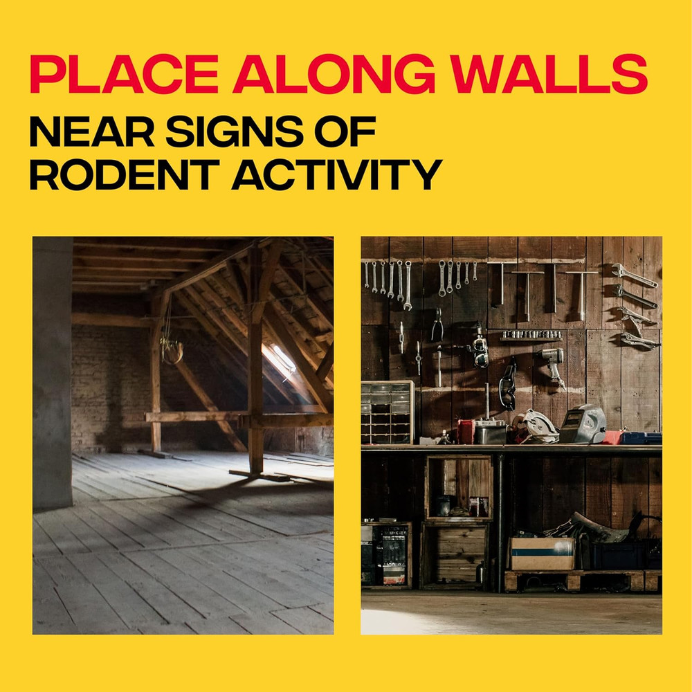 M123SSR Quick-Kill Easy Set Mouse Trap, 6 Reusable Mouse Traps