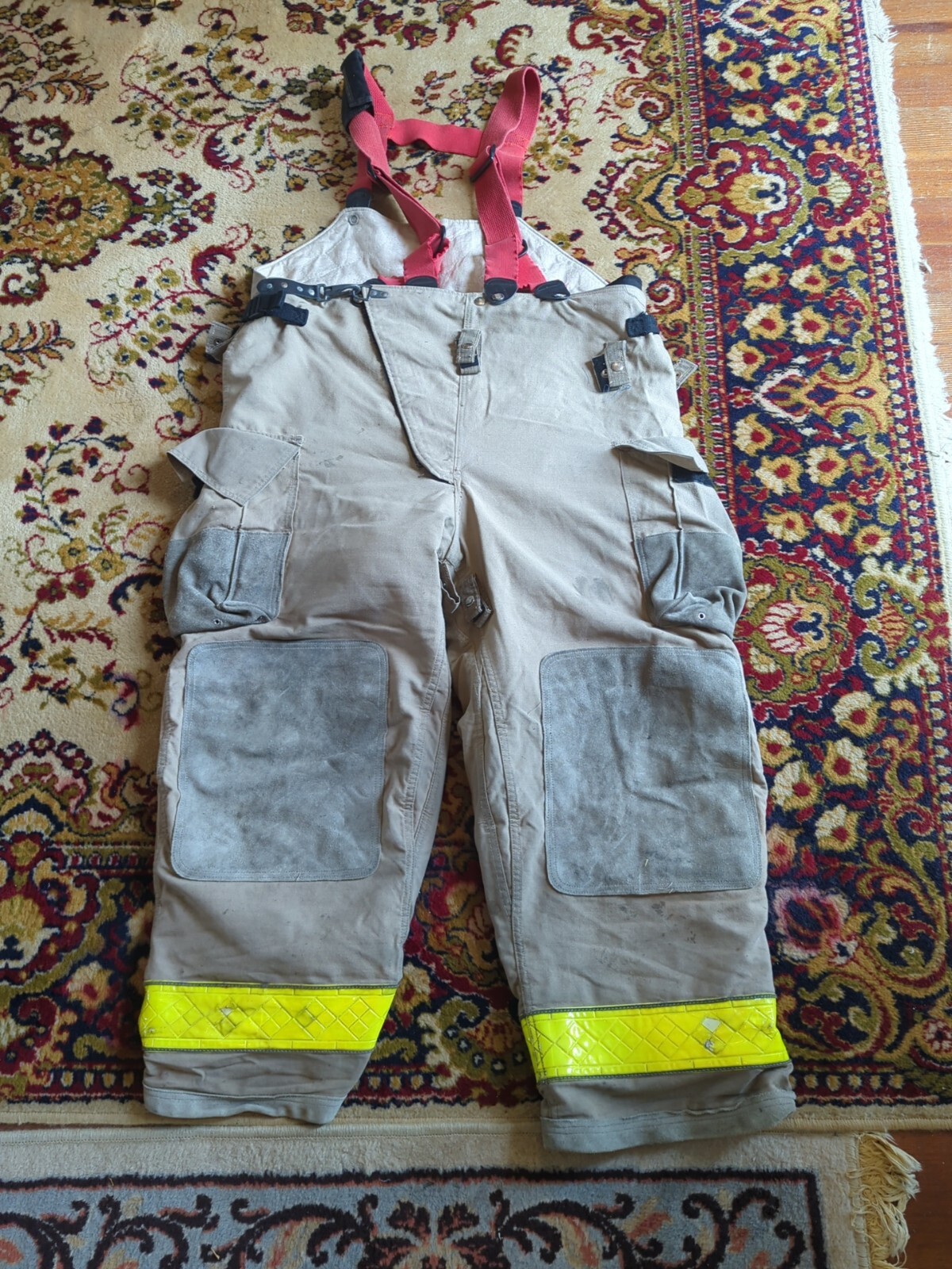 Retired Firefighter Gear Turnout Pants FIRE USED Size 46 X 30 See Pics
