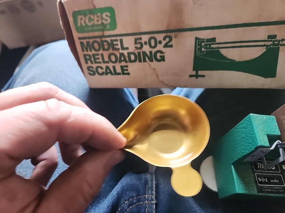 RCBS Model 5-0-2 Reloading Scale Powder Scale W/ Box