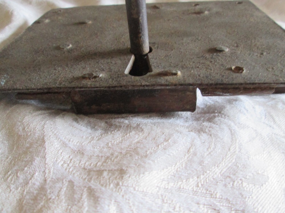 Antique forged door lock latch set dungeon ?