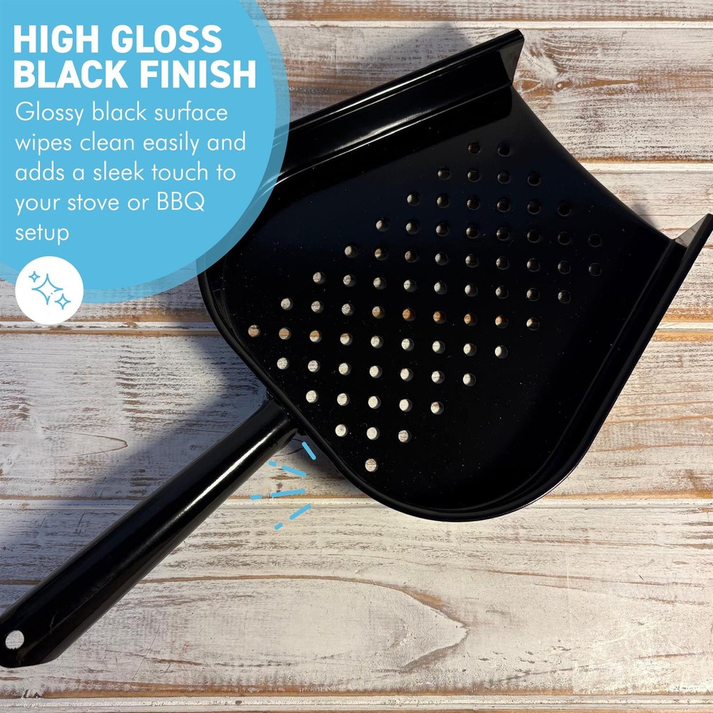 𝗪𝗢𝗢𝗗𝗙𝗜𝗥𝗘 𝗣𝗘𝗟𝗟𝗘𝗧 𝗔𝗡𝗗 𝗖𝗢𝗔𝗟 𝗦𝗛𝗢𝗩𝗘𝗟 Enamelled Steel Scoop