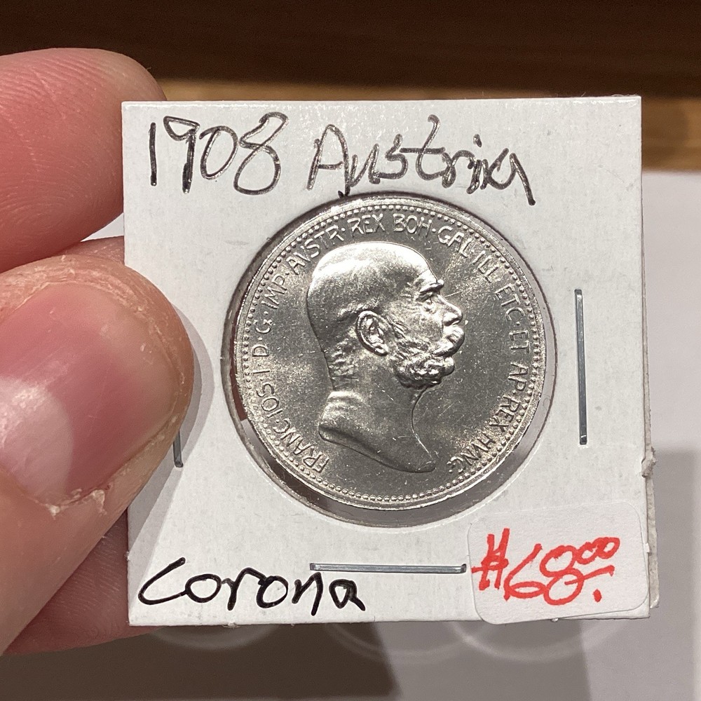 Austria 1908 1 Corona BU