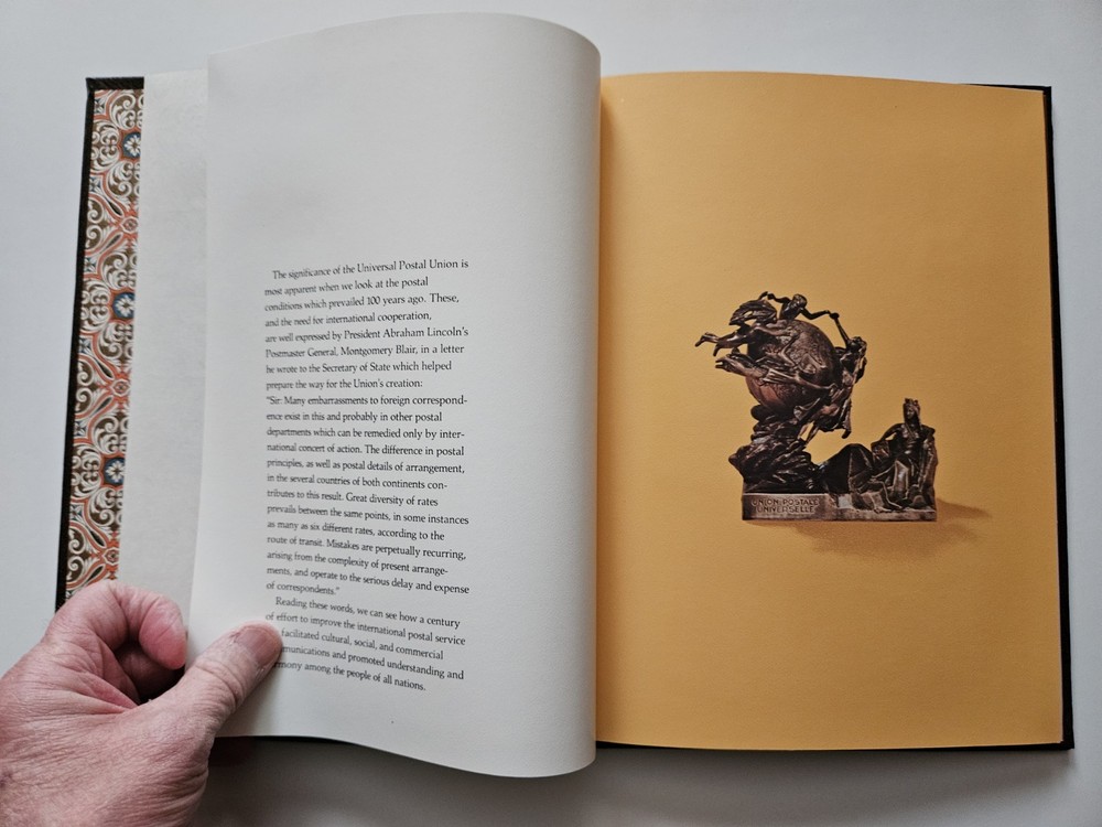 USPS 1974 Album For Universal Postal Union First Century Personalized Fir...