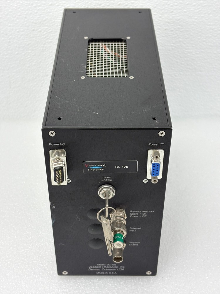 Pre Owned | VESCENT PHOTONICS D2-105 Professional Laser Controller With Key