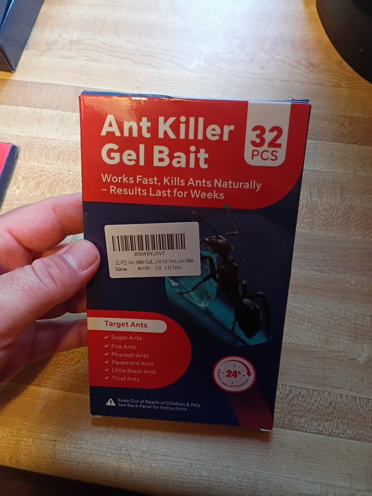 32 Pack Ant Killer Gel Bait Highly Effective Ant Killer Indoor Infestation