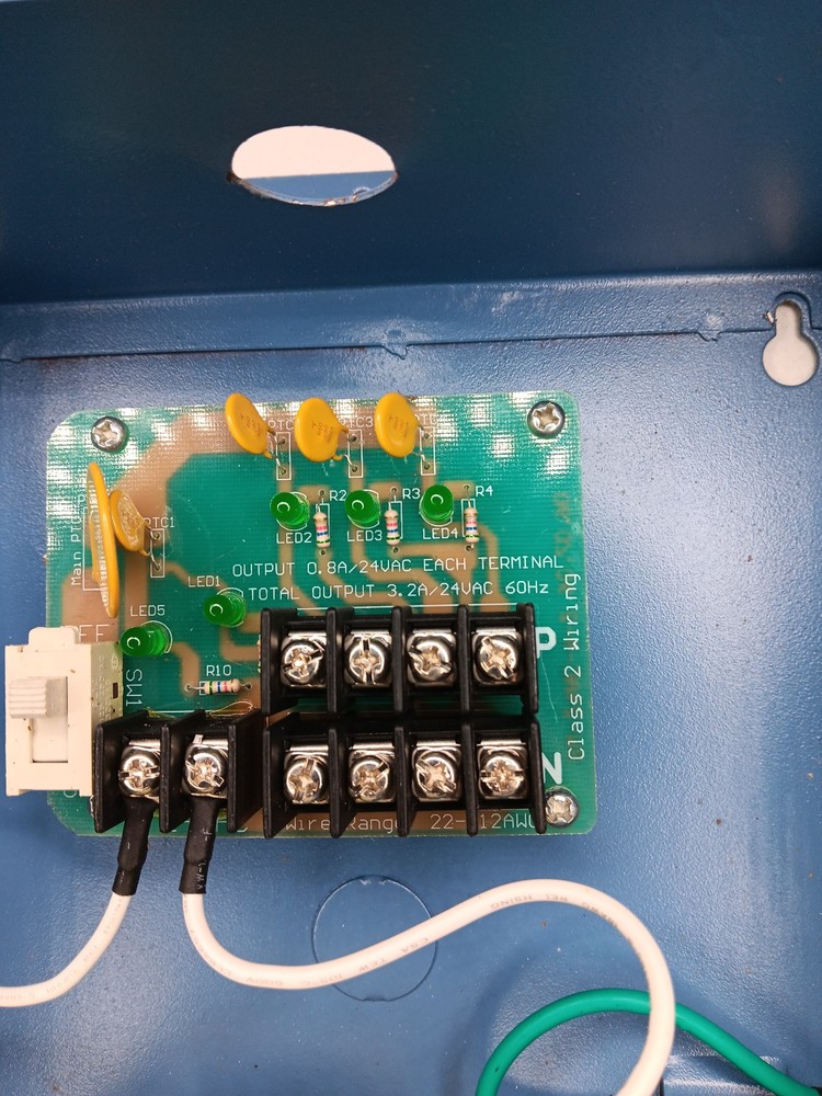 MG Electronics cctv camera & accessory power supply Model #DPS-4 24v