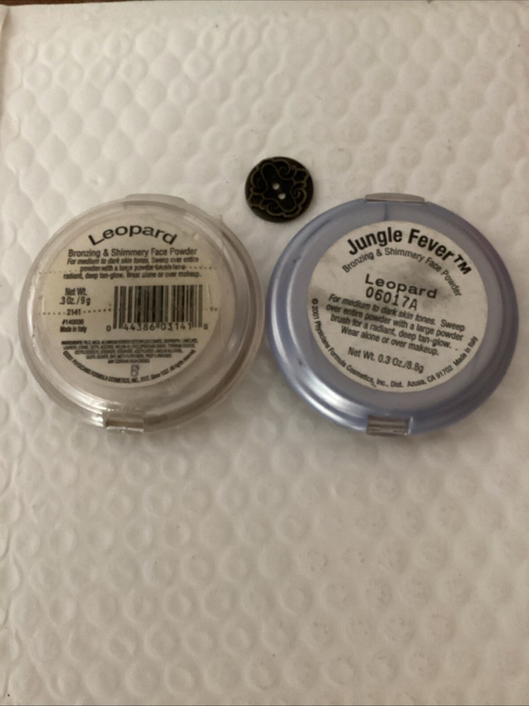 2x Physicians Bronzing & Shimmering Face Powder Leopard