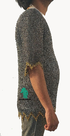 Roman Chainmail Shirt – 6mm Round Riveted Rings with Solid Rings