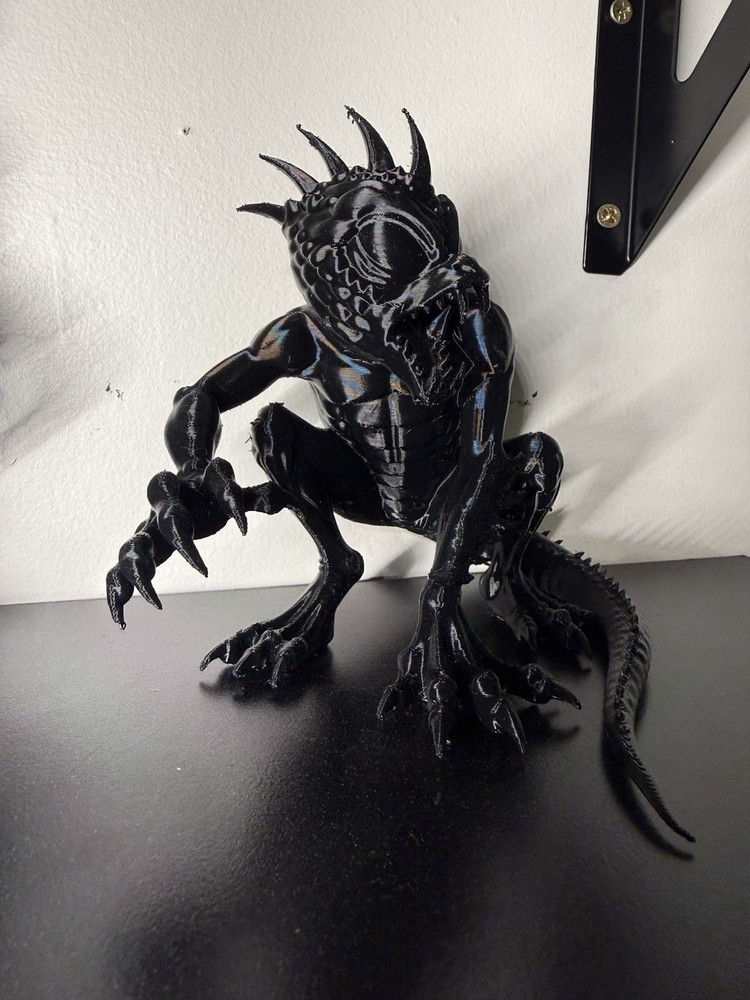 Unpainted Chupacabra Figure Cryptid