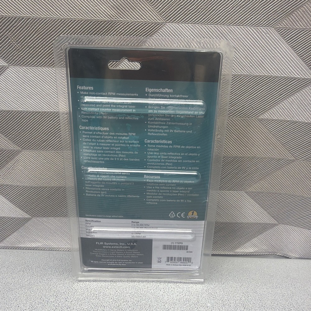 Extech Photo Tachometer/Counter 461920