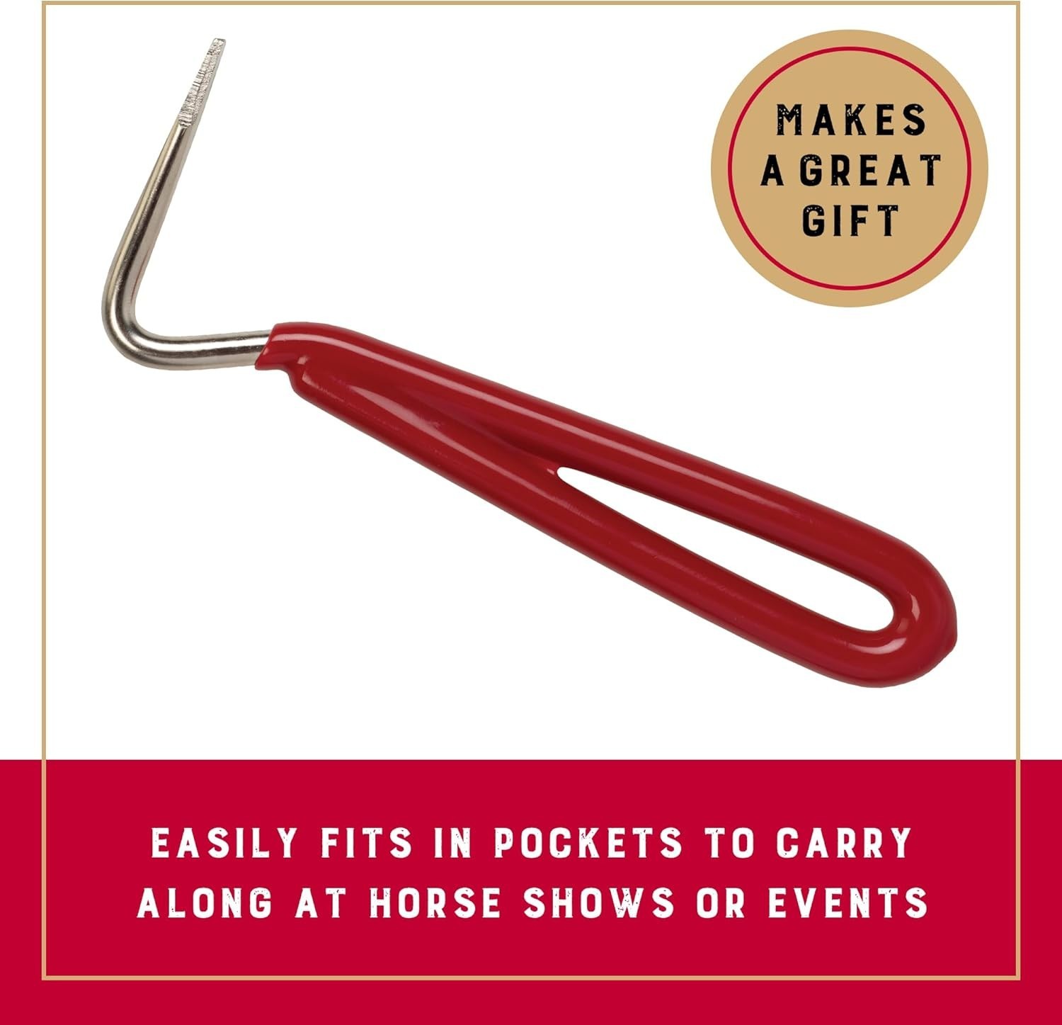 Weaver Equine Horse Hoof Pick, Durable Compact Horseshoe Picks Pony Ponies