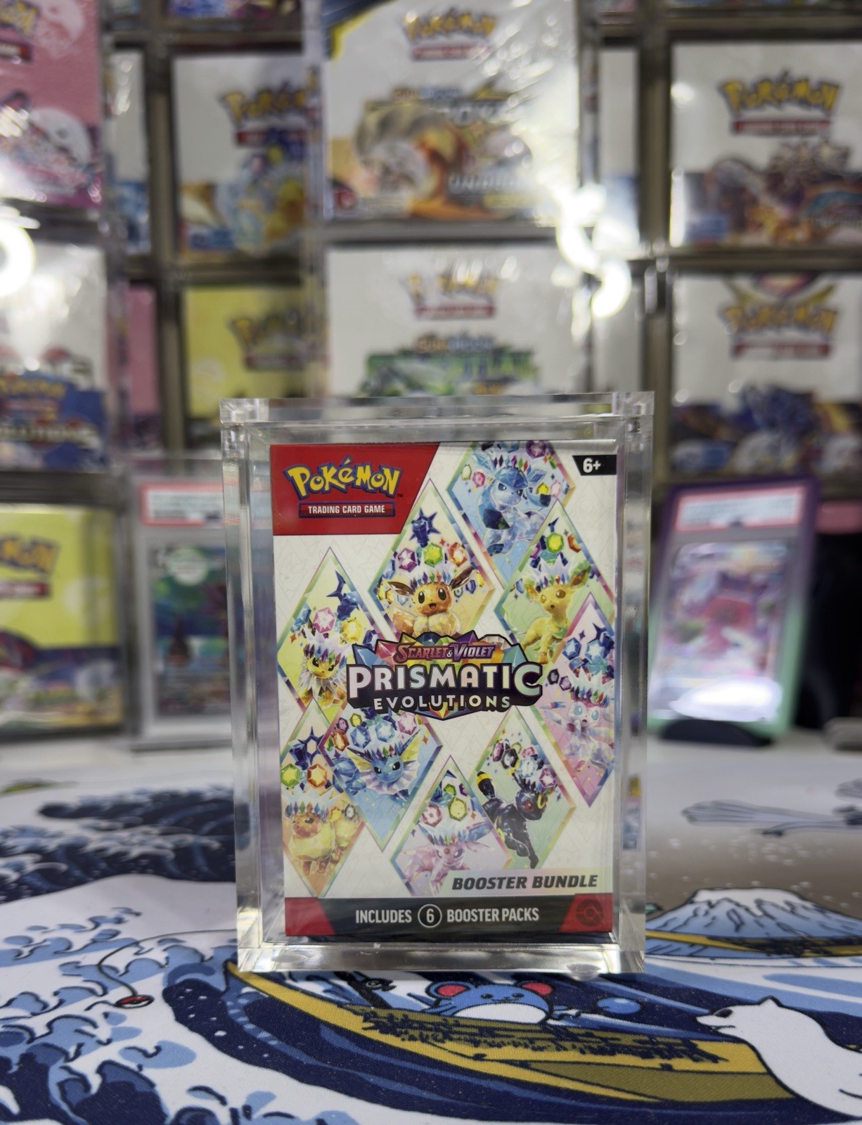 Pokemon Magnetic Booster Bundle Acrylic Case! Pokémon Card Protective Display!