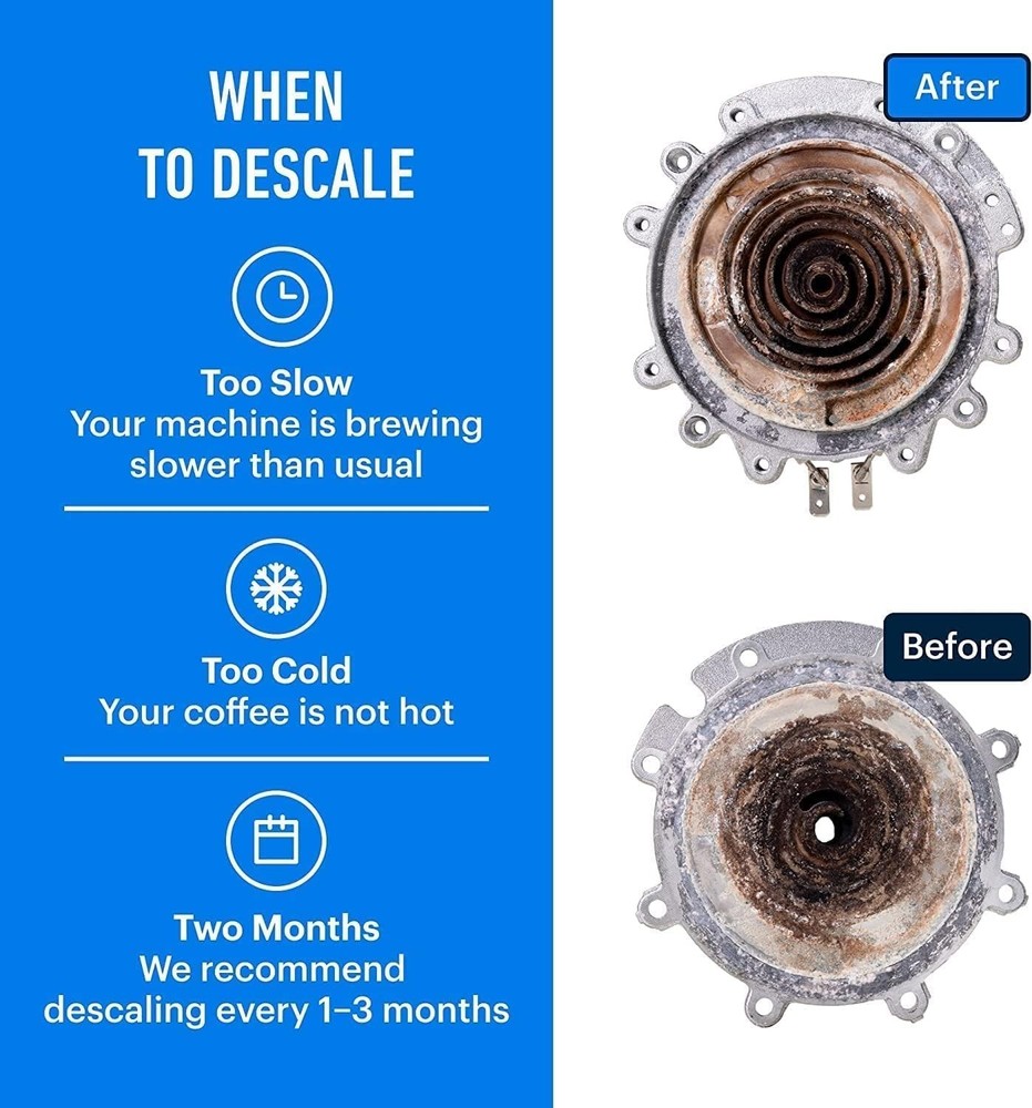 Descaling Solution Compatible Coffee Machin - Coffee Pot Cleaner - Descaler Spec