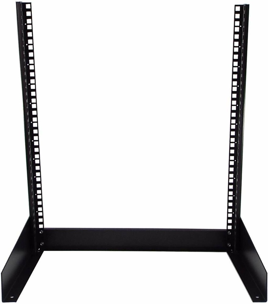 CNAweb 12U Open Frame 19" Inch Desktop 2 Post Network Rack Stand