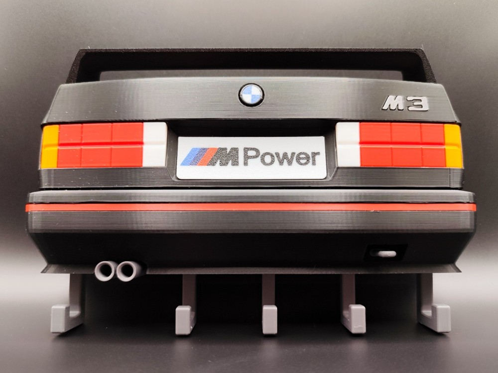 e30 M3 key hanger custom art