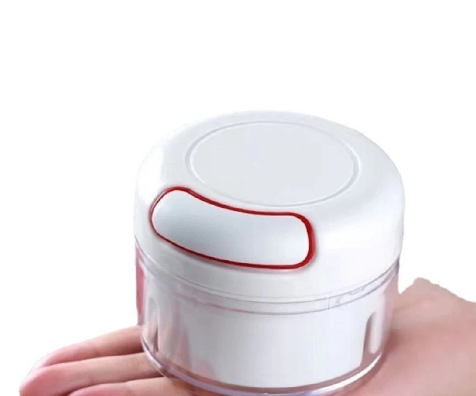 Hand-Pull Garlic Chopper – Manual Mini Food Processor for Onion & Veggies*