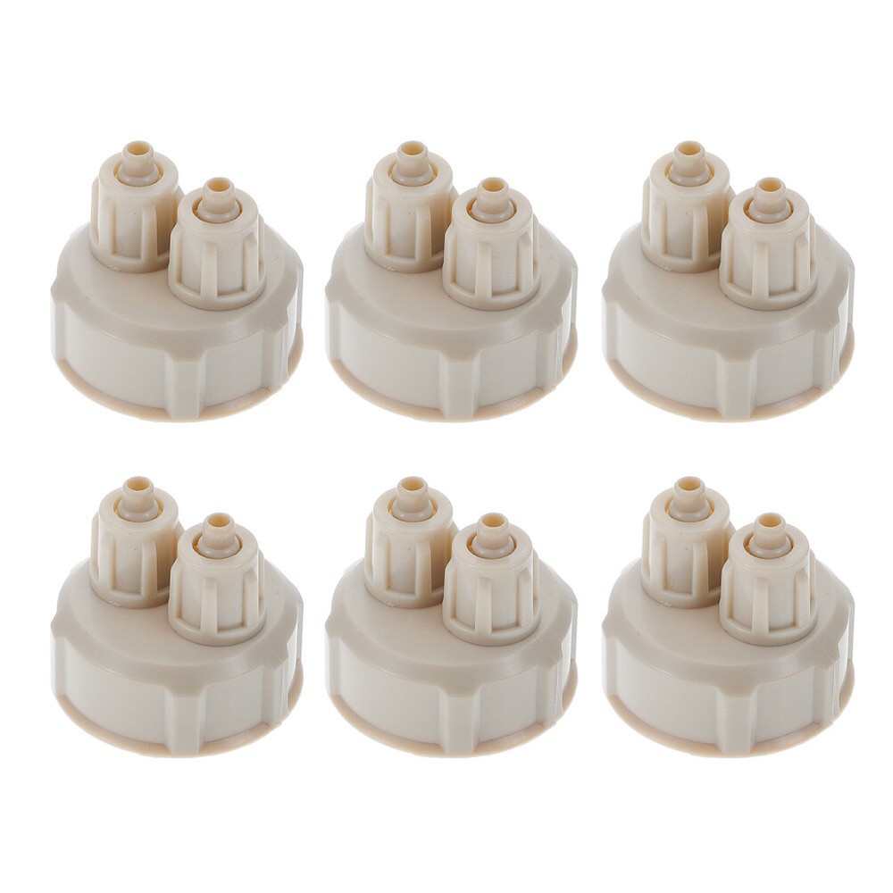 6pcs CO2 Diffuser Caps Diy Co2 Bottle Caps Air Diffuser Generator Part