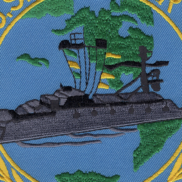 USS Brister DER-327 Destroyer Escort Radar Picket Ship Patch