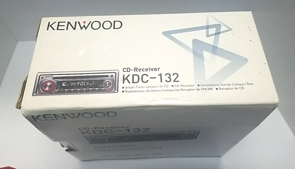 Kenwood KDC-132 CD Player in Dash Receiver-Open Box Never Installed