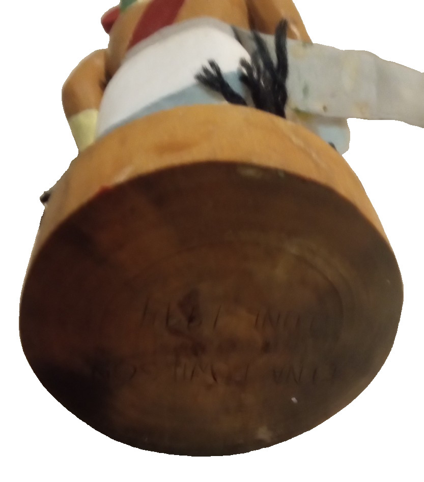 SIGNED Elna F. Wilson Kachina Doll - AUTHENTIC Native American Pueblo Art - 1994