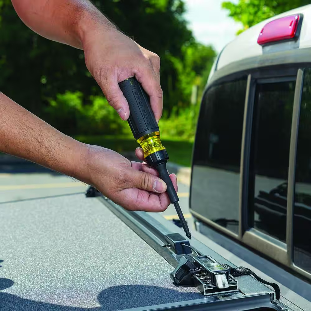 Klein Tools 15 in 1 Ratcheting Impact Multi Bit Screwdriver