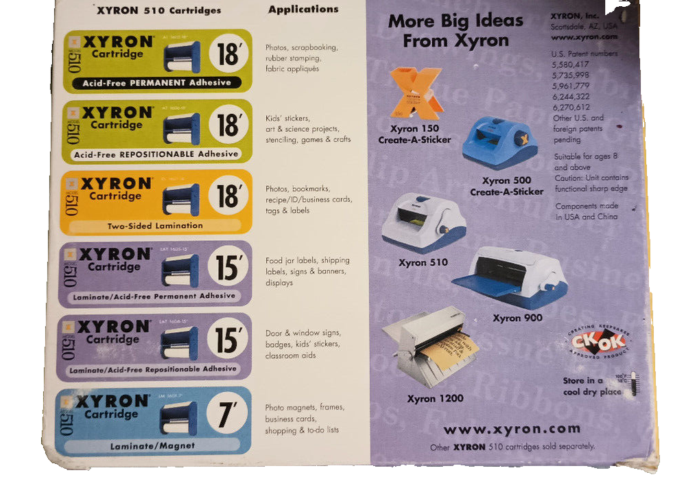 Xryron model 510 replacement cartridges