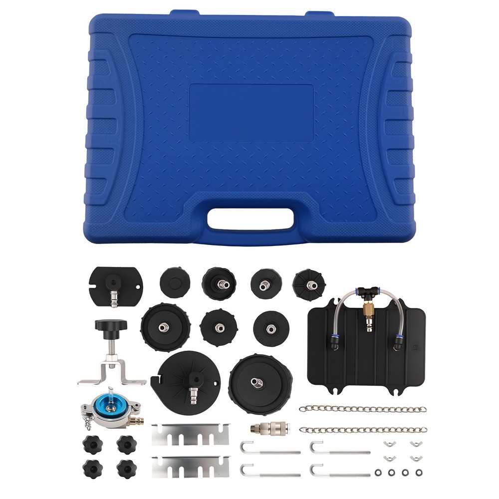 12 pc Brake Bleeder Adapter Set Universal Brake Master Cylinder Bleeder Tool
