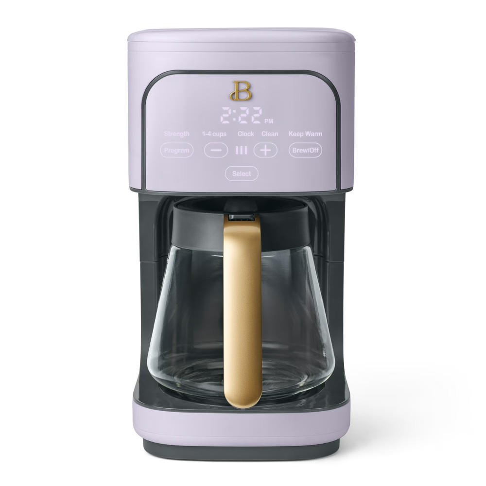 ☕ Beautiful 12 Cup Coffee Maker Programmable Lavender Drew Barrymore Timer Brew